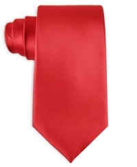 Smooth sophistication and modern convenience go hand in hand with this solid machine washable tie from John Ashford. Smooth sophistication and modern convenience go hand in hand with this solid machine washable tie from John Ashford.
