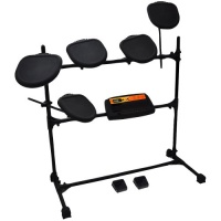 PYLE-PRO PED03 Electronic Drum Set with 5 Pads, 2 Pedals, Natural Response Cymbals and Drums PYLE-PRO PED03 Electronic Drum Set with 5 Pads, 2 Pedals, Natural Response Cymbals and Drums
