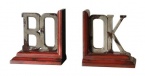 Uttermost 19589 Distressed Red Book Bookends Set of 2