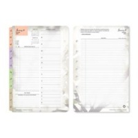 Franklin Covey Products - Daily Refill, 2PPD, Jan-Dec 09, Floral Design, 5-1/2x8-1/2 - Sold as 1 EA - Planner refill features a floral design and ranges 12 months from January to December. Refill includes two-page-per-day spreads, monthly calendar tabs Franklin Covey Products - Daily Refill, 2PPD, Jan-Dec 09, Floral Design, 5-1/2x8-1/2 - Sold as 1 EA - Planner refill features a floral design and ranges 12 months from January to December. Refill includes two-page-per-day spreads, monthly calendar tabs