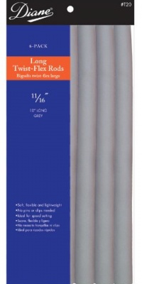 Diane Twist-Flex Rods, Grey, 11/16 Diane Twist-Flex Rods, Grey, 11/16