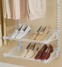 Rubbermaid 3H94 Configurations Shoe Shelves, Titanium Rubbermaid 3H94 Configurations Shoe Shelves, Titanium