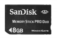SanDisk 8GB Memory Stick Pro Duo SanDisk 8GB Memory Stick Pro Duo