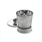 Mikasa Love Story Silver Plated Votive Holder with Candle