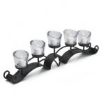 Mikasa Love Lights 5-Light Step Linear Candle Holder