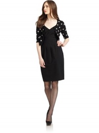 THE LOOKRound necklineFront button closureThree-quarter length roll cuff sleeves Beaded flower detailsRoll hemTHE FITAbout 15 from shoulder to hemTHE MATERIAL35% rayon/30% polyamide/20% cotton/9% wool/6% angoraCARE & ORIGINHand washMade in ItalyModel shown is 5'9 (175cm) wearing US size 4. THE LOOKRound necklineFront button closureThree-quarter length roll cuff sleeves Beaded flower detailsRoll hemTHE FITAbout 15 from shoulder to hemTHE MATERIAL35% rayon/30% polyamide/20% cotton/9% wool/6% angoraCARE & ORIGINHand washMade in ItalyModel shown is 5'9 (175cm) wearing US size 4.