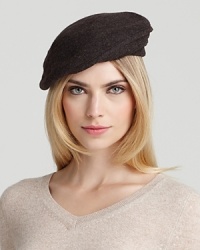 This beret is worthy of a closeup, with rich layers of detail in a must-have silhouette. This beret is worthy of a closeup, with rich layers of detail in a must-have silhouette.