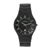 Skagen Men's 801XLTBXB Sports Titanium Links in Black Watch