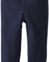 Hartstrings Baby-girls Infant Stretch Knit Jegging, Denim, 12 Months
