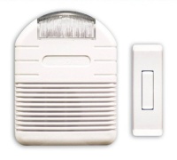 Heath Zenith SL-6144-A Wireless Plug-In Door Chime Kit Flashing Light Perfect For Hearing Impaired Heath Zenith SL-6144-A Wireless Plug-In Door Chime Kit Flashing Light Perfect For Hearing Impaired