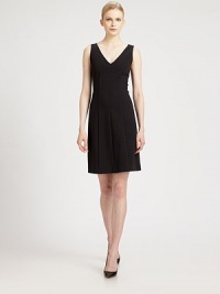 The definition of sophistication, this dress features a bevvy of seams to create the ultimate, flattering silhouette.V-necklineSleevelessBust dartsSeamed silhouetteConcealed back zipperAbout 24 from natural waist71% cotton/24% nylon/5% elastaneDry cleanImported Model shown is 5'11 (180cm) wearing US size 4. The definition of sophistication, this dress features a bevvy of seams to create the ultimate, flattering silhouette.V-necklineSleevelessBust dartsSeamed silhouetteConcealed back zipperAbout 24 from natural waist71% cotton/24% nylon/5% elastaneDry cleanImported Model shown is 5'11 (180cm) wearing US size 4.