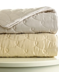 Bring the glamour of the 1940's to your boudoir with Barbara Barry's Dream European sham, featuring a quilted silk charmeuse face for a look of classic luxury. Reverses to cotton. Bring the glamour of the 1940's to your boudoir with Barbara Barry's Dream European sham, featuring a quilted silk charmeuse face for a look of classic luxury. Reverses to cotton.