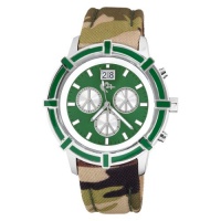 Love Peace and Hope Midsize LPE05 Time for Peace Green Camouflage Watch Love Peace and Hope Midsize LPE05 Time for Peace Green Camouflage Watch