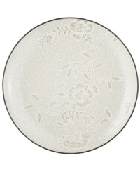 A fresh twist on a Noritake favorite, the Colorwave Chocolate Bloom dinner plate offers the same sleek style and durability as the original dinnerware pattern but with a pretty floral print. A fresh twist on a Noritake favorite, the Colorwave Chocolate Bloom dinner plate offers the same sleek style and durability as the original dinnerware pattern but with a pretty floral print.
