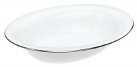 Wedgwood Signet Bone China Platinum Open Vegetable Plate Wedgwood Signet Bone China Platinum Open Vegetable Plate
