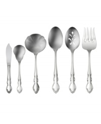 Start with tradition. Old-world styling and a formal sensibility in quality stainless steel define each serving piece in the Dover hostess set with unparalleled grandeur. From Oneida. Start with tradition. Old-world styling and a formal sensibility in quality stainless steel define each serving piece in the Dover hostess set with unparalleled grandeur. From Oneida.