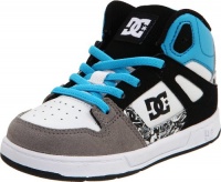 DC Kids Rebound Skate Shoe (Toddler),Grey/Black/Blue,9 M US Toddler DC Kids Rebound Skate Shoe (Toddler),Grey/Black/Blue,9 M US Toddler