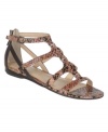 Franco Sarto's snake print Fava sandals are sure to be your new favorites.