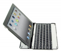 SHARKK Apple iPad 2, The New iPad 3, iPad 4 (4th Gen) With Retina Display, Bluetooth Aluminum Keyboard Case Cover Stand + Screen Protector SHARKK Apple iPad 2, The New iPad 3, iPad 4 (4th Gen) With Retina Display, Bluetooth Aluminum Keyboard Case Cover Stand + Screen Protector