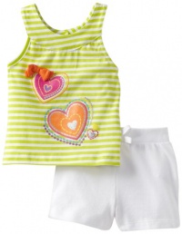 Kids Headquarters Baby-Girls Infant Tee With Short, Green, 24 Months Kids Headquarters Baby-Girls Infant Tee With Short, Green, 24 Months