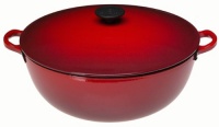 Le Creuset Enameled Cast-Iron 7-1/2-Quart Bouillabaisse Pot, Cherry Le Creuset Enameled Cast-Iron 7-1/2-Quart Bouillabaisse Pot, Cherry