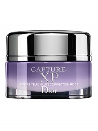 Capture XP Ultimate Wrinkle Correction Eye Crème Capture XP is Dior's wrinkle-smoothing skincare collection that preserves and restores the density beneath each wrinkle. The unique Dior HYALU-STEMTM ingredient complex works both in the epidermis, to revitalize the potential of youth preserving cells to plump the skin and rebuild lost density, and in the dermis, to promote synthesis of hyaluronic acid. Wrinkles are immediately smoothed and are intensely reduced after one month. .52 oz. Capture XP Ultimate Wrinkle Correction Eye Crème Capture XP is Dior's wrinkle-smoothing skincare collection that preserves and restores the density beneath each wrinkle. The unique Dior HYALU-STEMTM ingredient complex works both in the epidermis, to revitalize the potential of youth preserving cells to plump the skin and rebuild lost density, and in the dermis, to promote synthesis of hyaluronic acid. Wrinkles are immediately smoothed and are intensely reduced after one month. .52 oz.