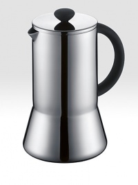 The simple, clean conic design positions this versatile design as a timeless classic. A double wall of durable stainless steel keeps coffee hot longer while the 3-part plus and mesh filter allows for a premium extraction of coffee's aromatic oils and subtle flavors.8-cup/34-oz. capacityStainless-steel frame with ergonomic handle8.5 X 6.5Dishwasher safeImported The simple, clean conic design positions this versatile design as a timeless classic. A double wall of durable stainless steel keeps coffee hot longer while the 3-part plus and mesh filter allows for a premium extraction of coffee's aromatic oils and subtle flavors.8-cup/34-oz. capacityStainless-steel frame with ergonomic handle8.5 X 6.5Dishwasher safeImported