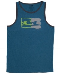 Make for the beach. This graphic tank from O'Neill is ready to let the good times roll. Make for the beach. This graphic tank from O'Neill is ready to let the good times roll.