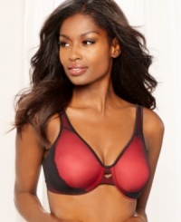 Decorated support. Lilyette's Embellished Minimizer bra is both functional and stylish, with full-coverage underwire minimizing cups that are decorated with a lace and mesh overlay. Style #456 Decorated support. Lilyette's Embellished Minimizer bra is both functional and stylish, with full-coverage underwire minimizing cups that are decorated with a lace and mesh overlay. Style #456
