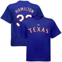 Josh Hamilton Rangers Youth MLB Royal Player T-Shirt Josh Hamilton Rangers Youth MLB Royal Player T-Shirt