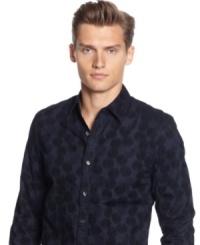 You have places to go and people to meet. This fitted and trendy shirt by Vintage Red get things moving. You have places to go and people to meet. This fitted and trendy shirt by Vintage Red get things moving.