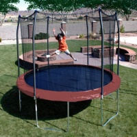 Skywalker Trampolines 12-Feet Round Trampoline and Enclosure with Spring Pad Skywalker Trampolines 12-Feet Round Trampoline and Enclosure with Spring Pad