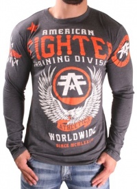 American Fighter By Affliction Fly By 50/50 Men's Long Sleeve T-Shirt Tee