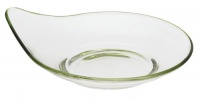 Rosenthal Free Spirit 7-1/2-Inch Glass One-Arm Bowl, Yellow Rim Rosenthal Free Spirit 7-1/2-Inch Glass One-Arm Bowl, Yellow Rim
