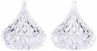 Godinger Crystal Famous Hersheys Kiss Crystal Trinket Box, Set of 2 Godinger Crystal Famous Hersheys Kiss Crystal Trinket Box, Set of 2