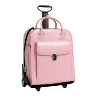 McKleinUSA LA GRANGE 96499 Pink Leather Vertical Detachable-Wheeled Ladies' Briefcase McKleinUSA LA GRANGE 96499 Pink Leather Vertical Detachable-Wheeled Ladies' Briefcase