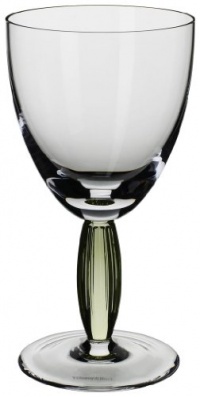 Villeroy & Boch New Cottage Light Green 12-Ounce Goblet Glass Villeroy & Boch New Cottage Light Green 12-Ounce Goblet Glass