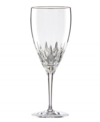 With glistening bands and flame-inspired cuts in sheer crystal, the Firelight Platinum Signature wine glass sets special occasions apart. With glistening bands and flame-inspired cuts in sheer crystal, the Firelight Platinum Signature wine glass sets special occasions apart.