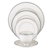 Lenox Tuxedo Platinum Salad/Dessert Plate Lenox Tuxedo Platinum Salad/Dessert Plate