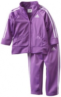 adidas Baby-girls Infant Basic Tricot Set, Purple, 24 Months adidas Baby-girls Infant Basic Tricot Set, Purple, 24 Months