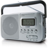 Coby CX39 World Band AM/FM/Shortwave Radio with Digital Display, Silver Coby CX39 World Band AM/FM/Shortwave Radio with Digital Display, Silver
