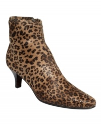 Short and lean. Impo's Neil booties feature a cool printed fabric upper and a zipper closure on the side. Short and lean. Impo's Neil booties feature a cool printed fabric upper and a zipper closure on the side.