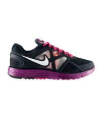 With a design inspired by the marathons of San Francisco, the Lunarglide+ 3 City sneakers by Nike improve upon daily distance trainers with enhanced fit, support and breathability With a design inspired by the marathons of San Francisco, the Lunarglide+ 3 City sneakers by Nike improve upon daily distance trainers with enhanced fit, support and breathability