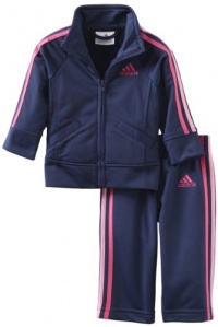 adidas Baby-Girls Infant ITG Iconic Tricot Set, Navy, 24 Months adidas Baby-Girls Infant ITG Iconic Tricot Set, Navy, 24 Months