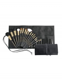 Essential brushes have black long handle with matte gold ferrule and matching gold logo. Includes pro black brushes, from contouring to blending and highlighting, our brushes are specifically designed to provide flawless application to face or body. For precise control, to line & define, or for blending and smudging, our pro range of eye and lipbrushes are specially designed to provide any look you can imagine. Essential brushes have black long handle with matte gold ferrule and matching gold logo. Includes pro black brushes, from contouring to blending and highlighting, our brushes are specifically designed to provide flawless application to face or body. For precise control, to line & define, or for blending and smudging, our pro range of eye and lipbrushes are specially designed to provide any look you can imagine.