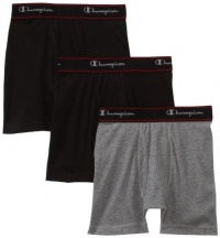 Champion Boys 8-20 Three Pack Boxer Brief, Assorted, Small Champion Boys 8-20 Three Pack Boxer Brief, Assorted, Small