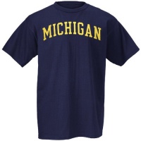 NCAA Michigan Wolverines Navy Arch Logo T-shirt NCAA Michigan Wolverines Navy Arch Logo T-shirt