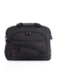 High tech. High impact. The Xenon laptop portfolio from Samsonite features an advanced shock absorber system pulled straight from automotive design, utilizing layers of durable, wave-patterned ABS and high-density foam to help protect your computer from all the bumps and bruises of daily use. 10-year warranty. High tech. High impact. The Xenon laptop portfolio from Samsonite features an advanced shock absorber system pulled straight from automotive design, utilizing layers of durable, wave-patterned ABS and high-density foam to help protect your computer from all the bumps and bruises of daily use. 10-year warranty.