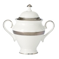 This pattern is named for the intriguing scroll design of anceint Celtic time pieces, and like its inspiration, this pattern features an artistically etched platinum design on white bone china. Shown: 5-pc. placesetting. Matching accessories also available. This pattern is named for the intriguing scroll design of anceint Celtic time pieces, and like its inspiration, this pattern features an artistically etched platinum design on white bone china. Shown: 5-pc. placesetting. Matching accessories also available.