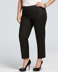 A seasonal essential, these Lafayette 148 New York cropped pants boast a slim fit with a straight leg, rendered in lightweight stretch cotton. A seasonal essential, these Lafayette 148 New York cropped pants boast a slim fit with a straight leg, rendered in lightweight stretch cotton.